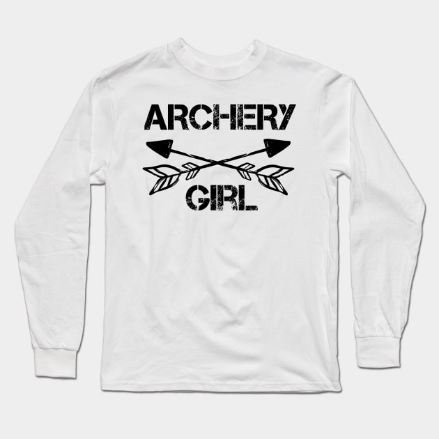 archery gift for girls Long Sleeve T-Shirt by othmane4